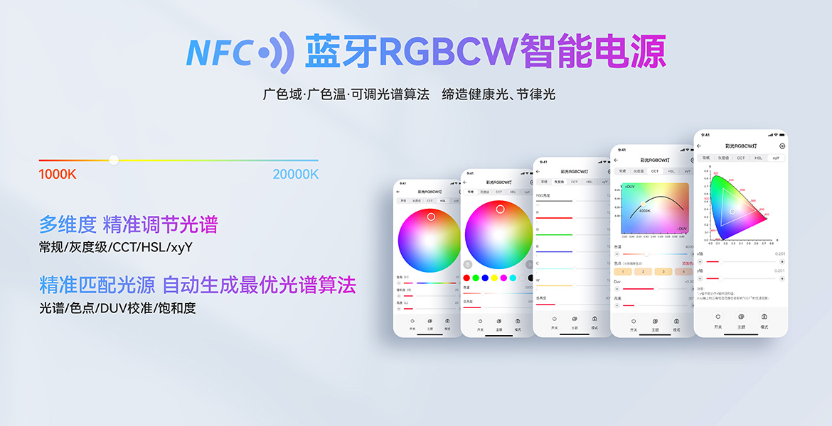 RGBCW藍(lán)牙電源
