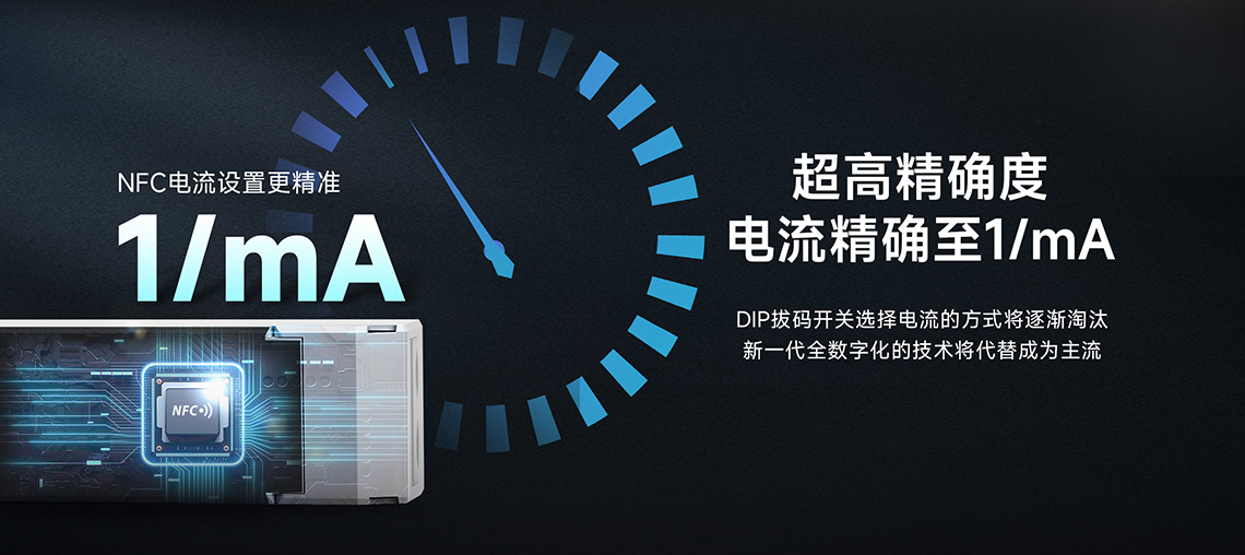 NFC全指令可編程DALI電源超高精準度，電流精確至1/mA