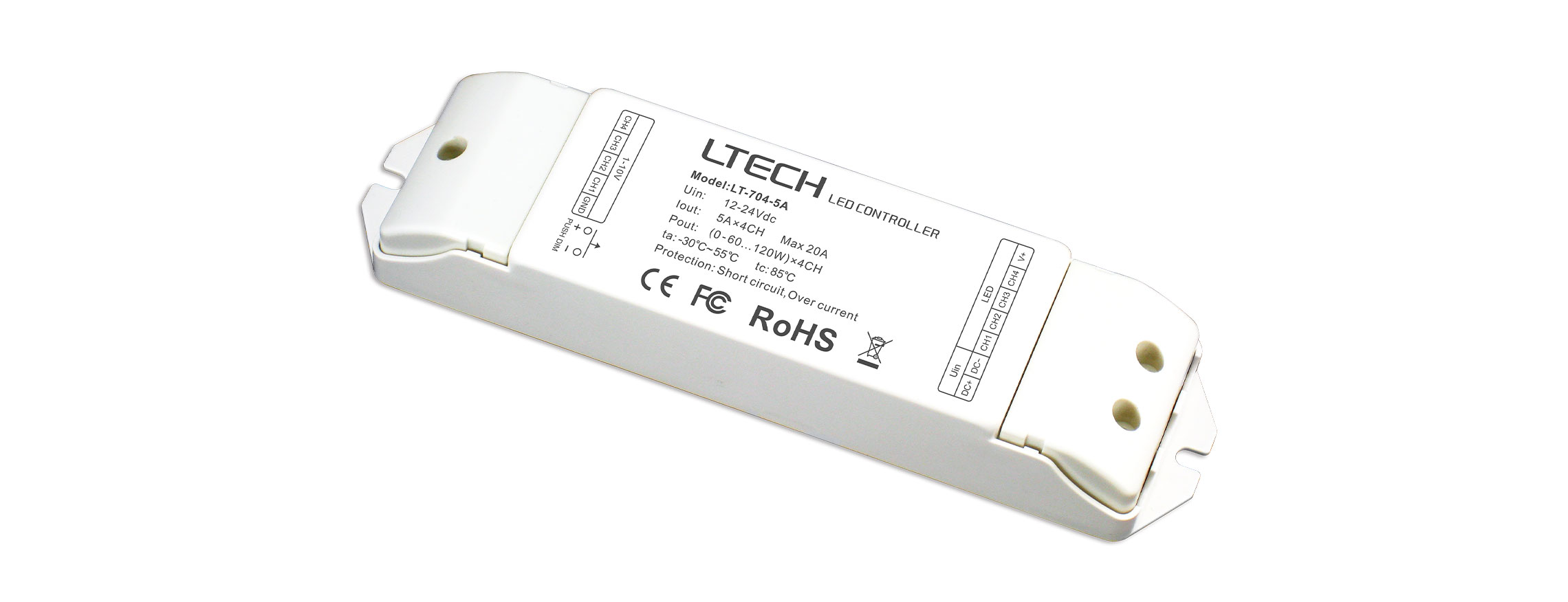 4路 恒壓0-10V、1-10V調(diào)光驅(qū)動(dòng)器 LT-704-5A