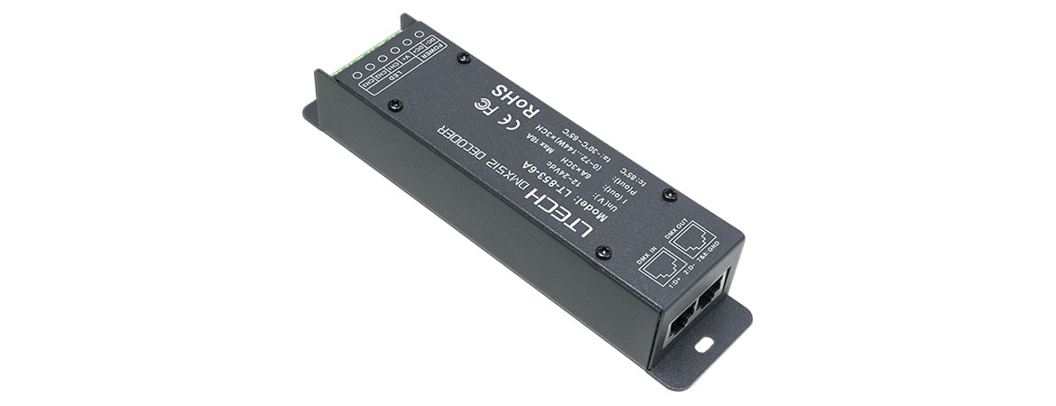3路 恒壓DMX解碼器 LT-853-6A