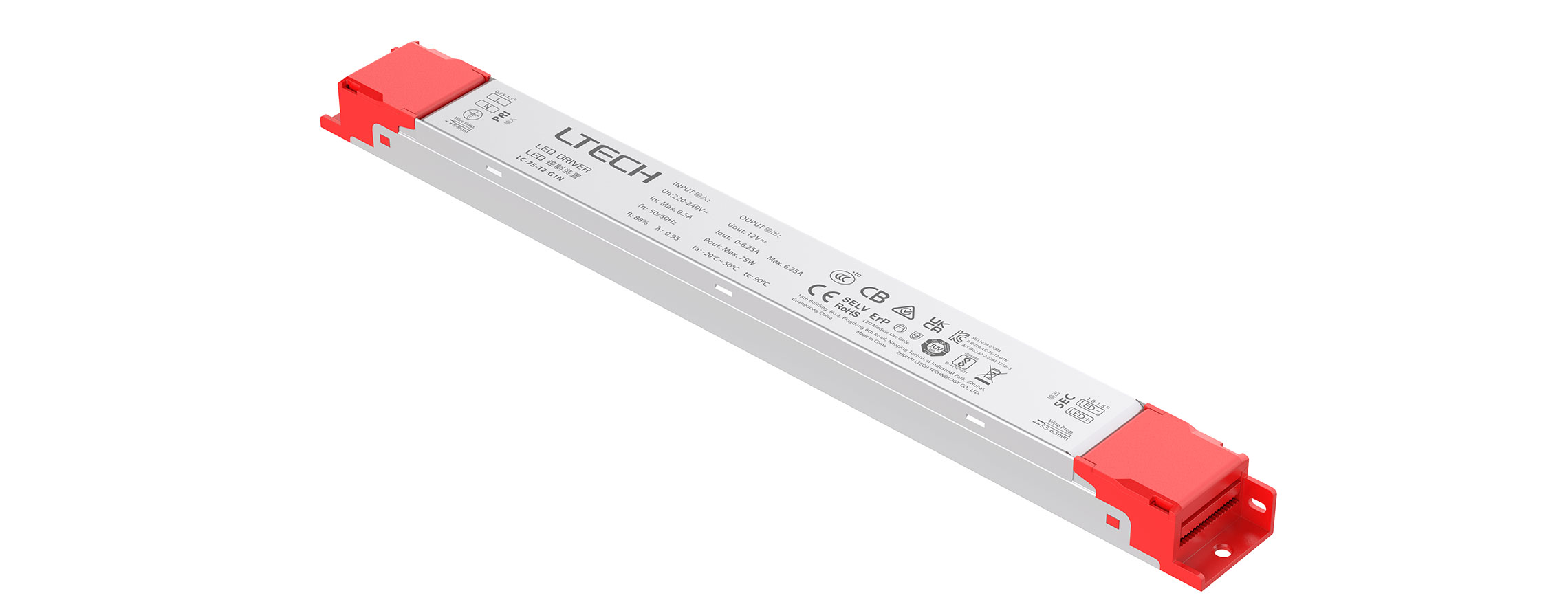 75W 12VDC 恒壓ON/OFF LED電源 LC-75-12-G1N