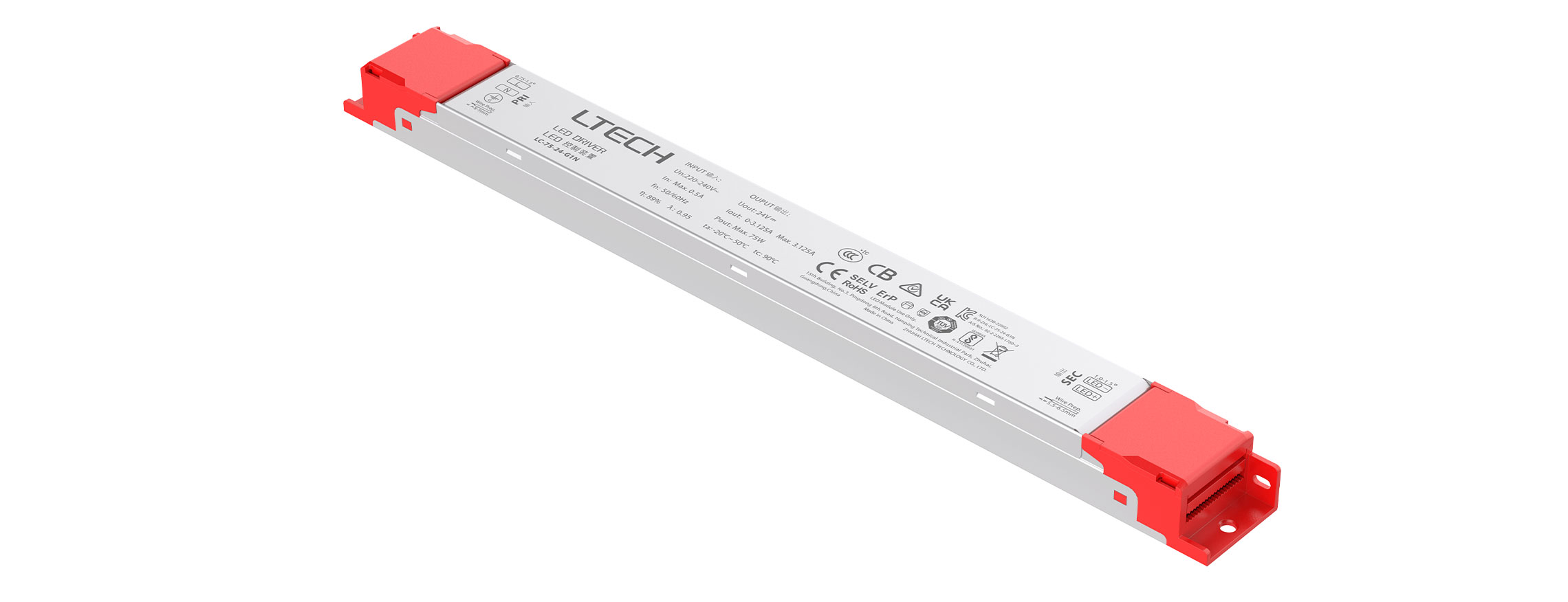 75W 24VDC 恒壓ON/OFF LED電源 LC-75-24-G1N