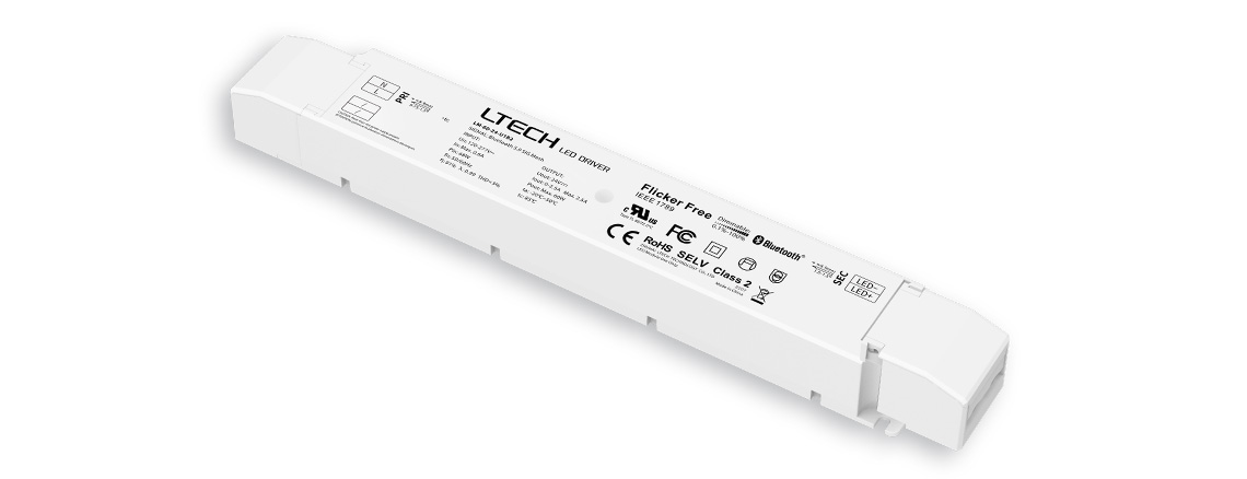 60W 24VDC 藍(lán)牙恒壓調(diào)光電源 LM-60-24-U1B2