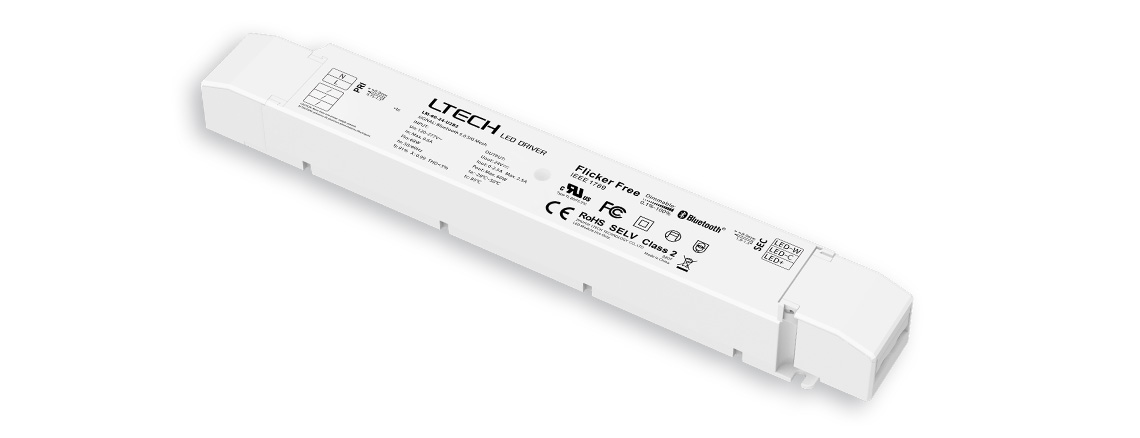 60W 24VDC 藍牙恒壓調光電源 LM-60-24-U2B2