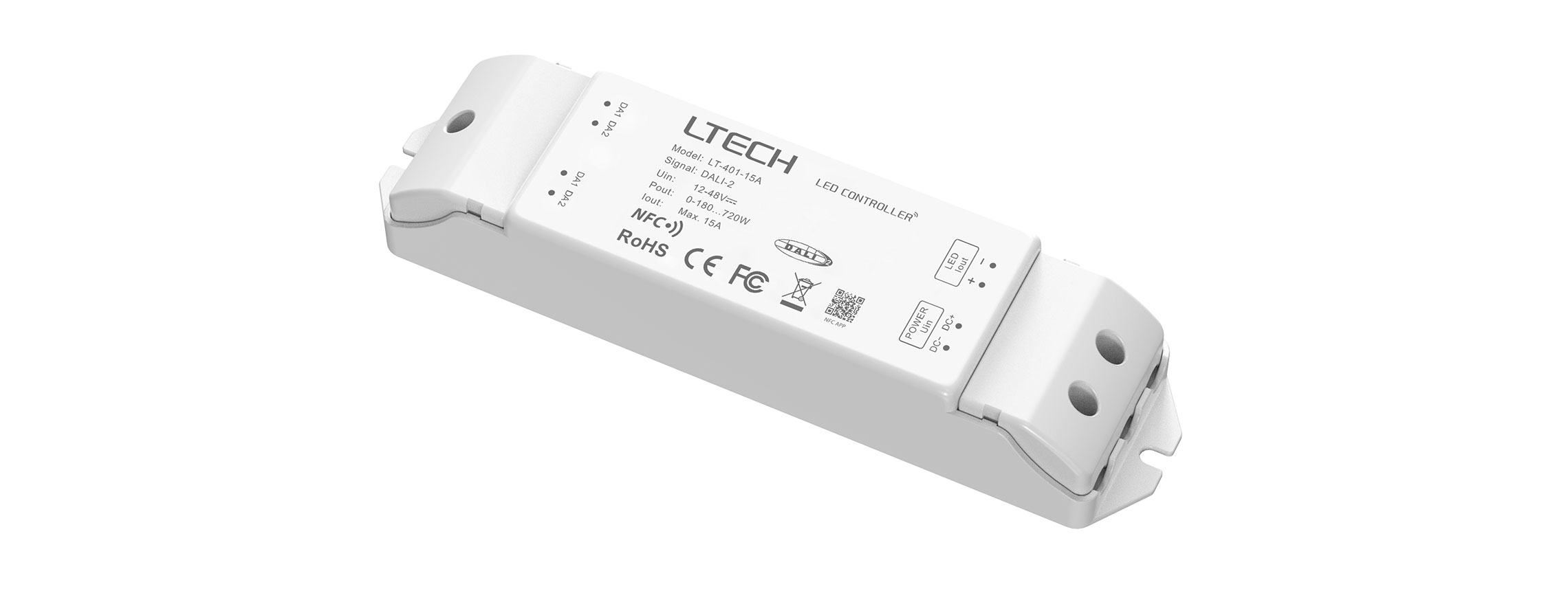 NFC可編程DALI恒壓LED調(diào)光驅(qū)動器 LT-401-15A