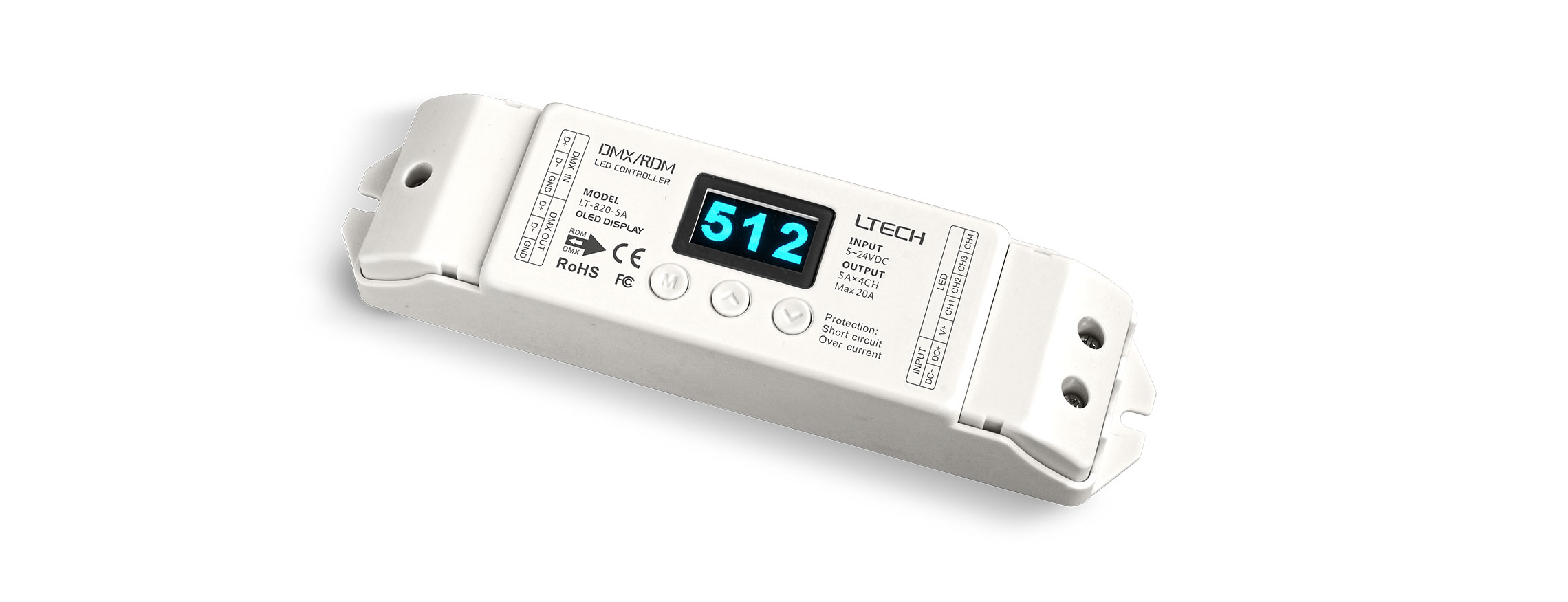 4路 恒壓DMX解碼器 LT-820-5A
