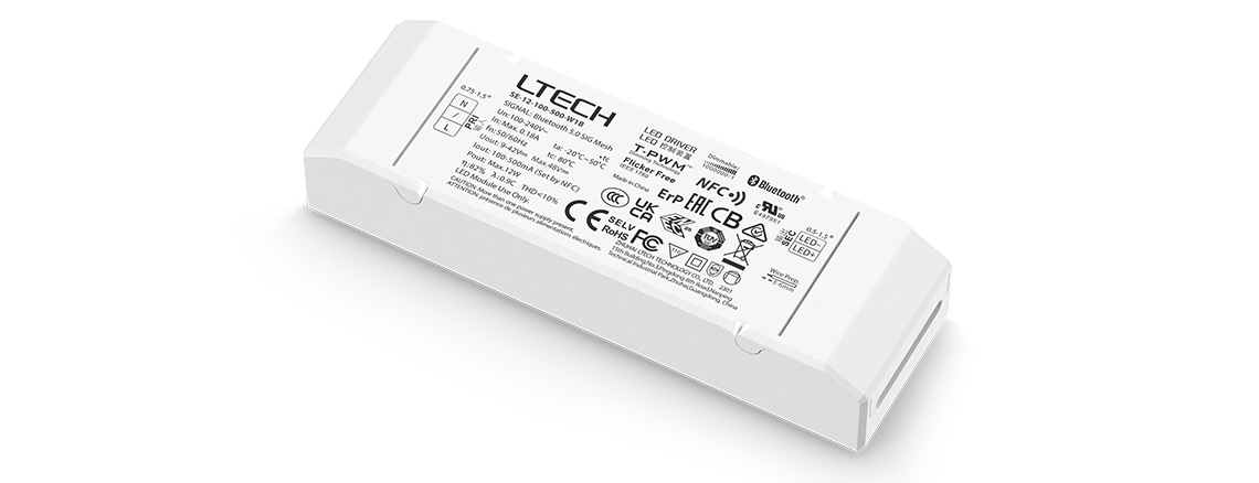 12W 藍(lán)牙恒流調(diào)光電源 SE-12-100-500-W1B