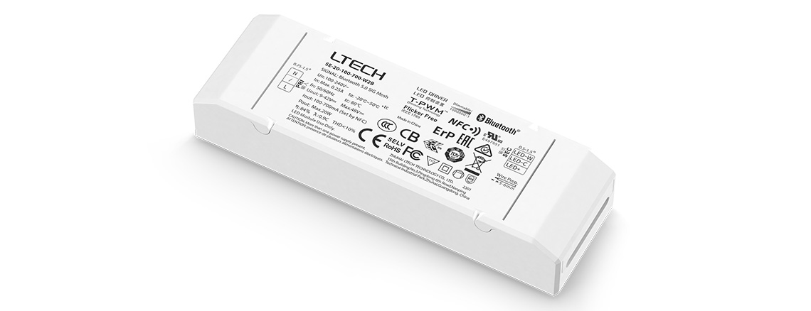 20W 藍牙恒流色溫電源 SE-20-100-700-W2B