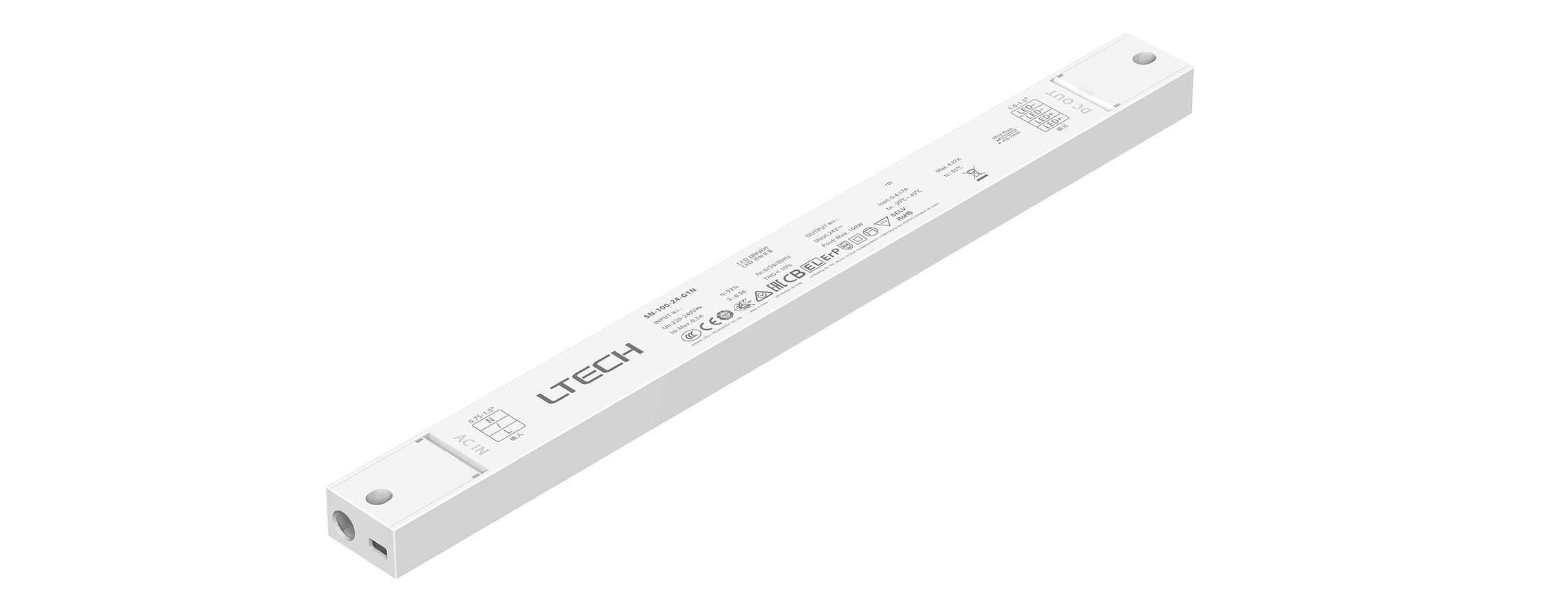 100W 24VDC 恒壓ON/OFF LED電源 SN-100-24-G1N