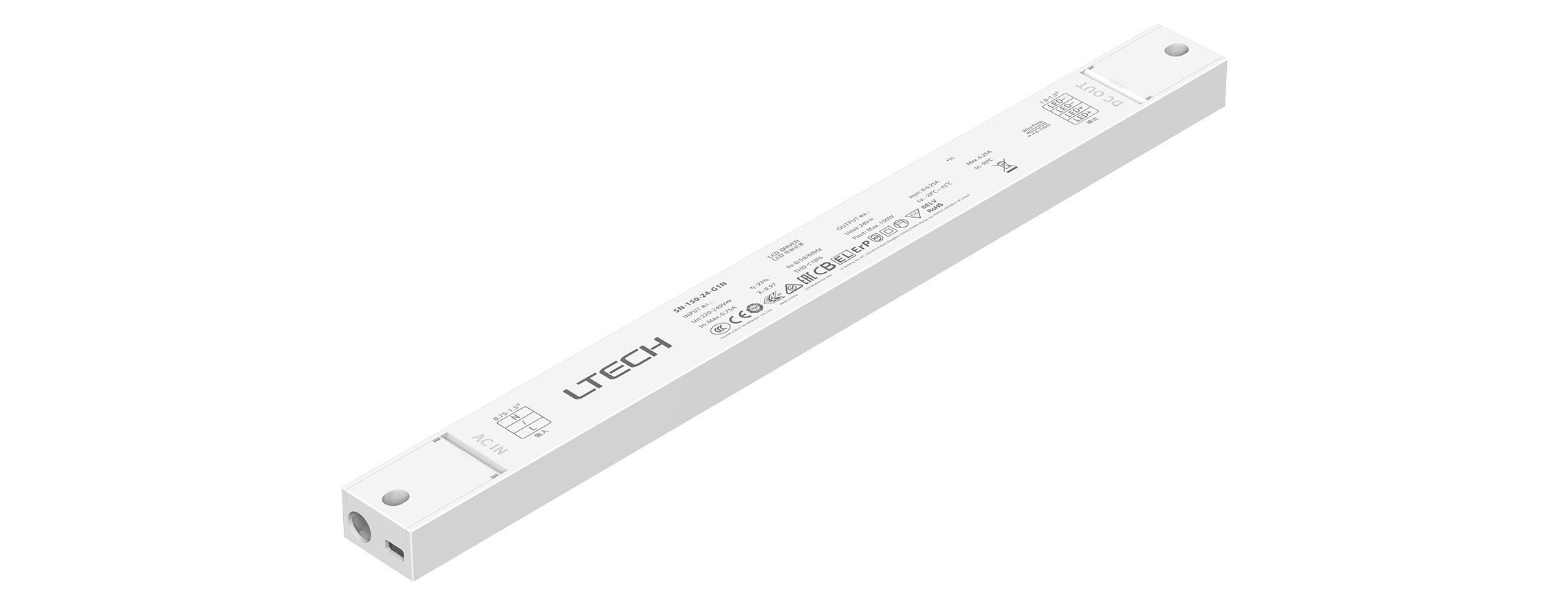 150W 24VDC 恒壓ON/OFF LED電源 SN-150-24-G1N