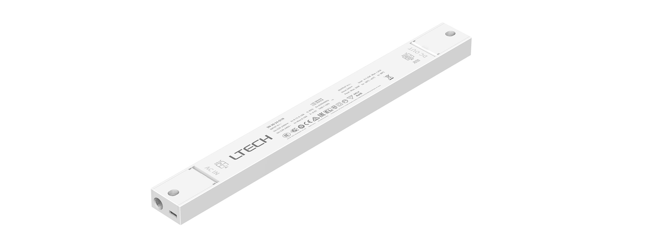 30W 24VDC 恒壓ON/OFF LED電源 SN-30-24-G1N
