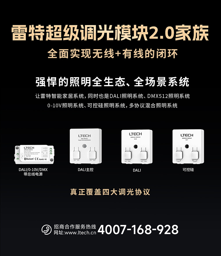 雷特超級(jí)調(diào)光模塊2.0家族