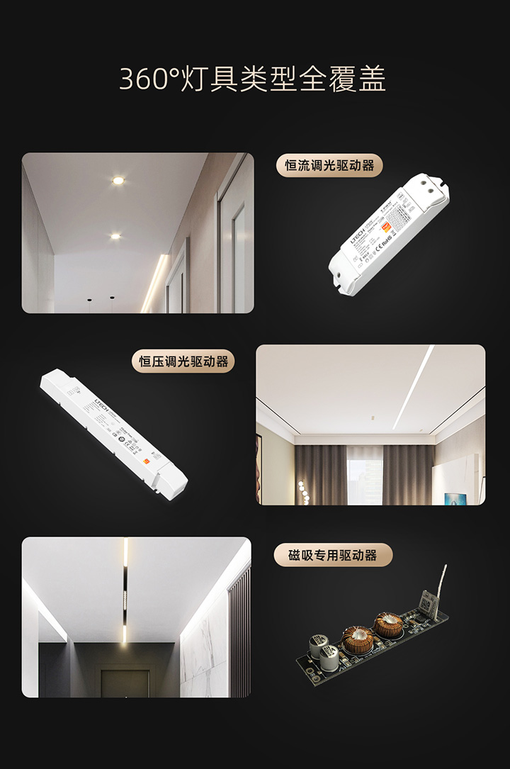 IoT智能驅(qū)動-360°燈具類型全覆蓋