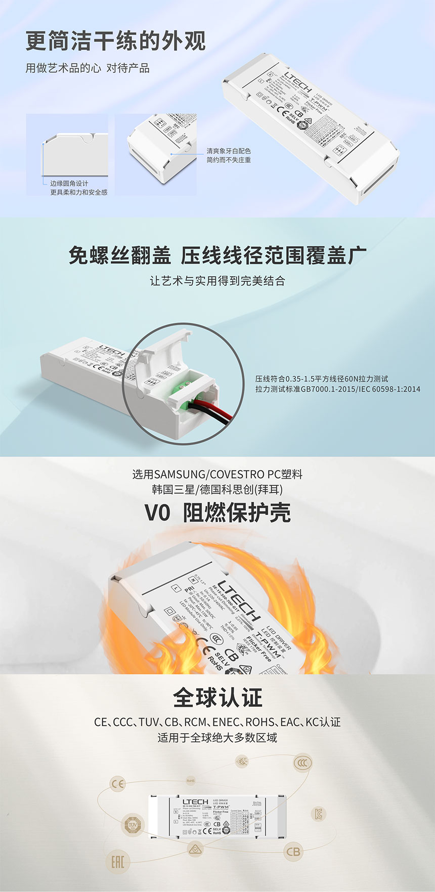可控硅恒流型新舊款對比