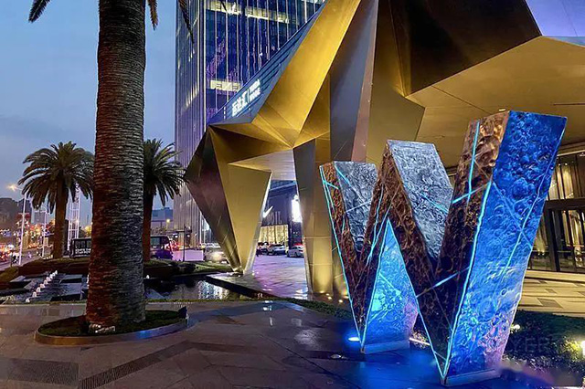 長沙W酒店外部夜景