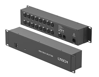 DMX/RDM信號放大分配器 RDM-AMP-16E（NEUTRIK五芯卡儂插頭）